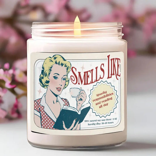 Bookish Soy Candlen,Bookish Gift Candle,Book Reading Candle,Smells Like Candle,Romance Reader Candle, Booktok Soy Candle,Book Lovers Gift