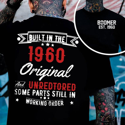 Boomer Custom Year Badass Generation T-shirt, Boomer FAFOT Shirt - 100% Cotton Top Unisex Comfort Womenswear, Custom Year Of Birth Shirtstyle{n002}3