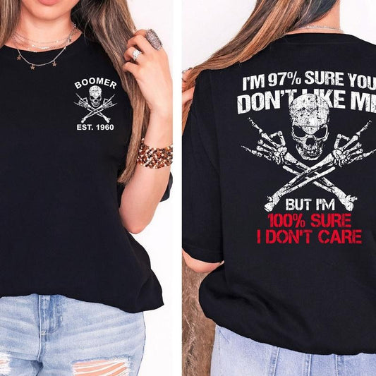 Boomer Custom Year Badass Generation T-shirt, Boomer FAFOT Shirt - 100% Cotton Top Unisex Comfort Womenswear, Custom Year Of Birth Shirtstyle{n002}4