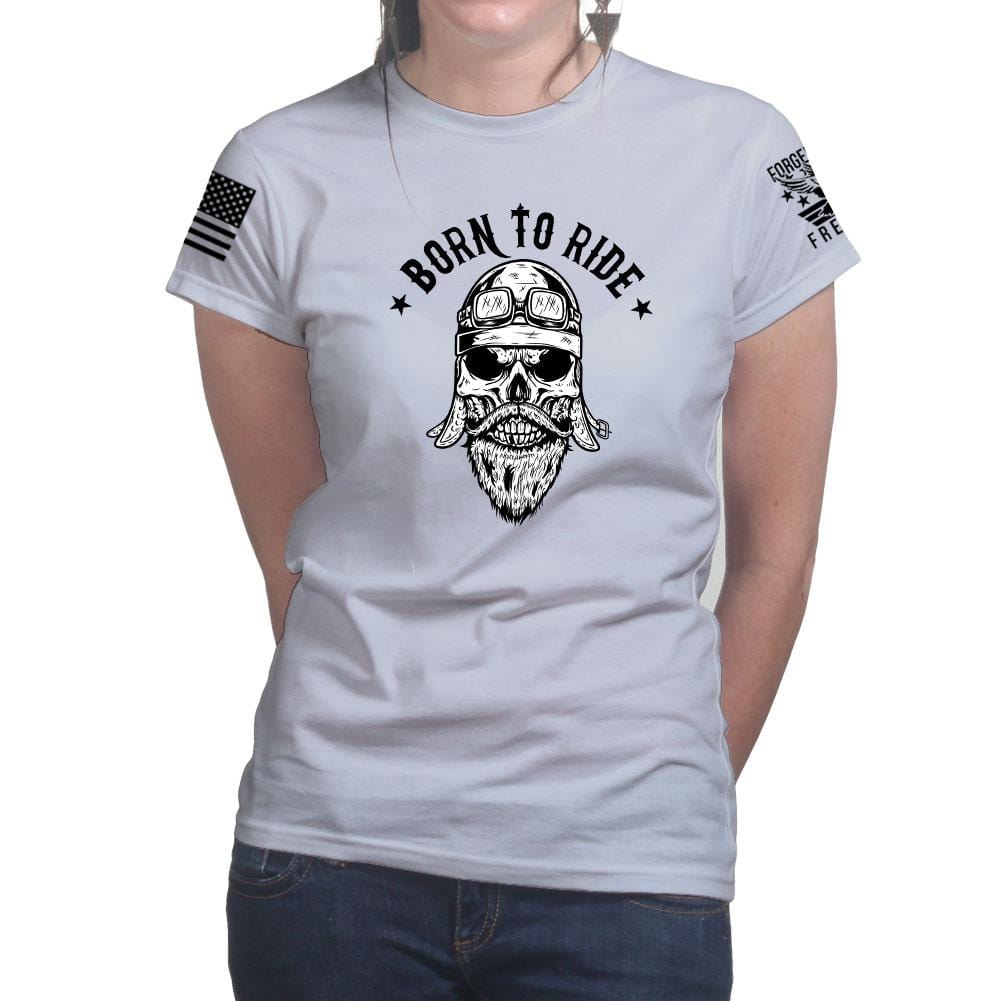 Ladies Born to Ride T-shirt Hoodie, Sweatshirt | CoreVibeTees.com (Image 4)