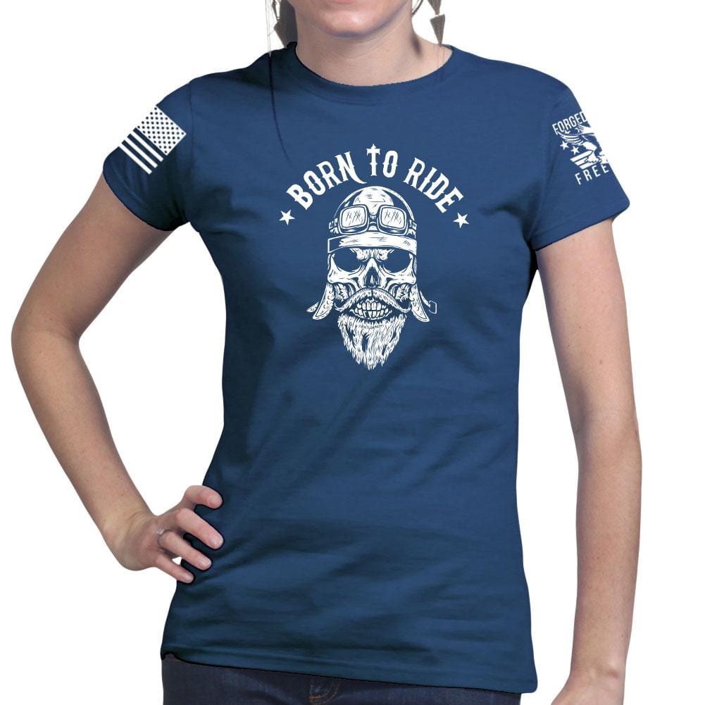 Ladies Born to Ride T-shirt Hoodie, Sweatshirt | CoreVibeTees.com (Image 5)