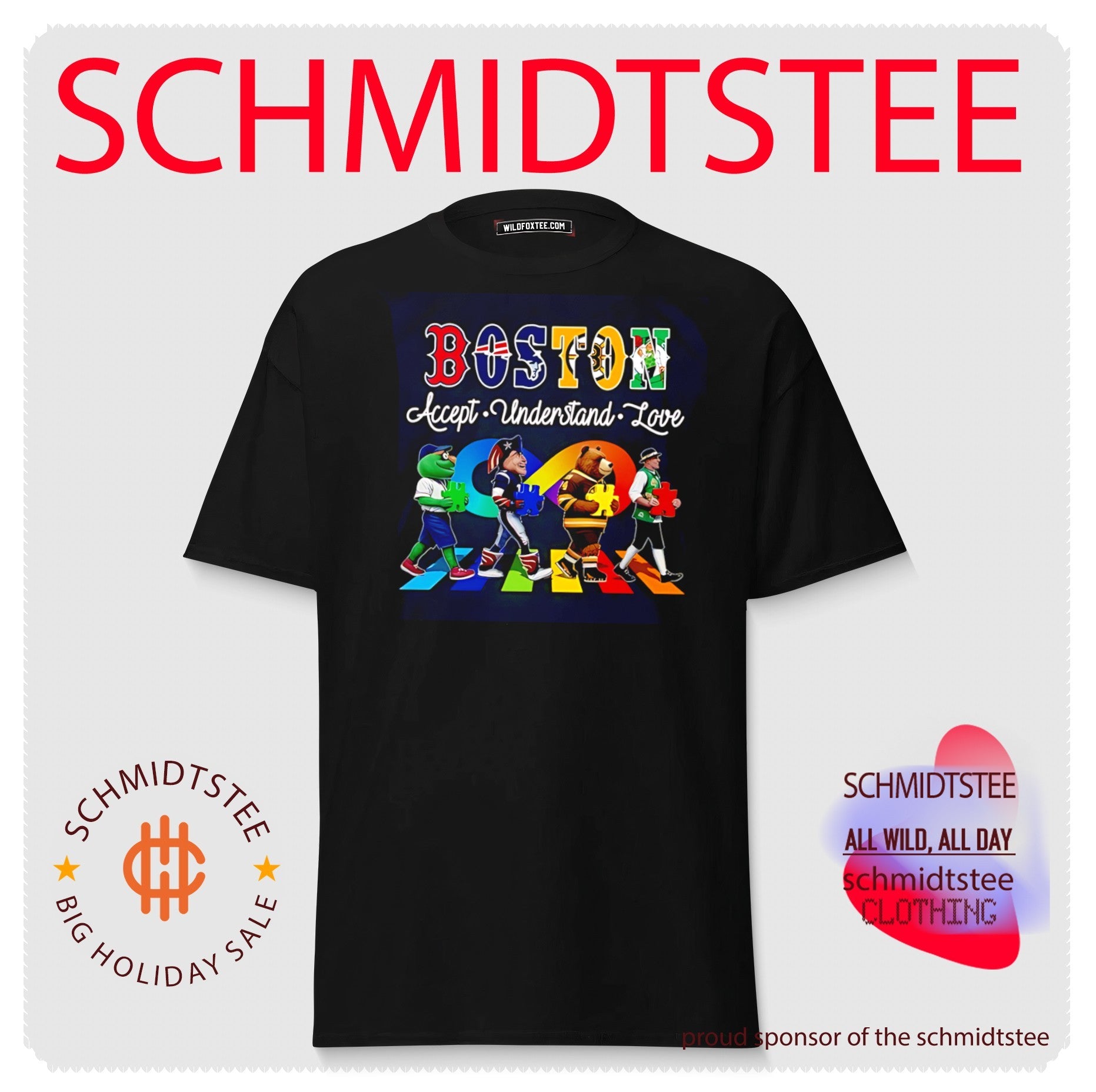 Boston Sports accept understand love mascot shirt