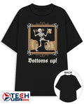 Bottoms up skeleton shirt