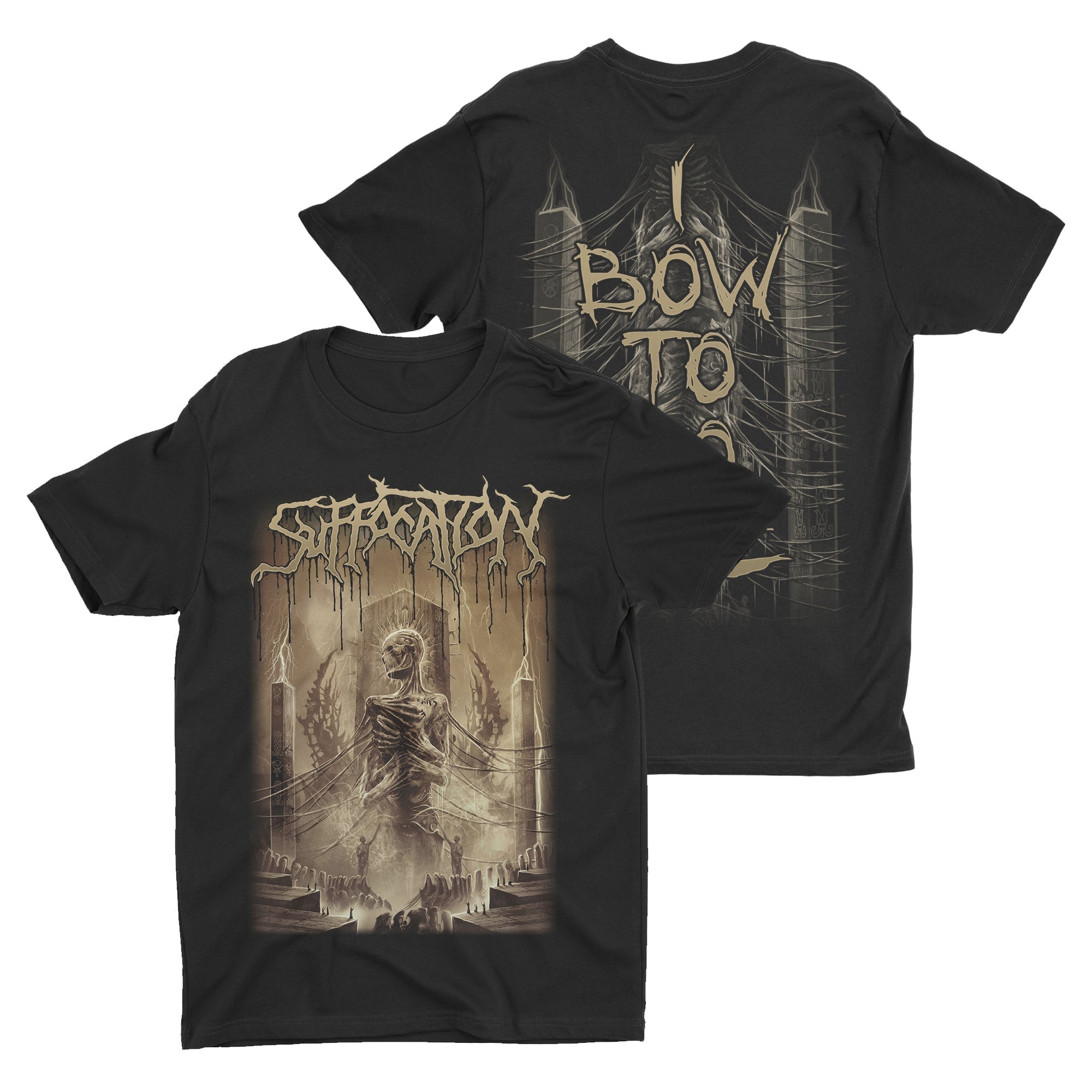 Suffocation - Bow To No One t-shirt Hoodie, Sweatshirt | CoreVibeTees.com (Image 1)