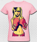 Boxer Girl  (all Colors Available) T-Shirts, Hoodie, Sweatshirt | CoreVibeTees.com