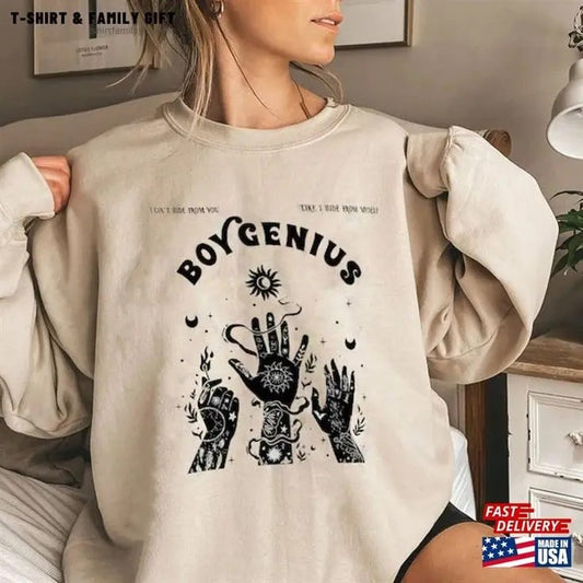 Boygenius Vintage Record Tour 2023 Sweatshirt, Indie Rock Fans Gift