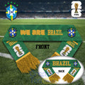 Brazil National Soccer Team WC26 Premium Scarf
