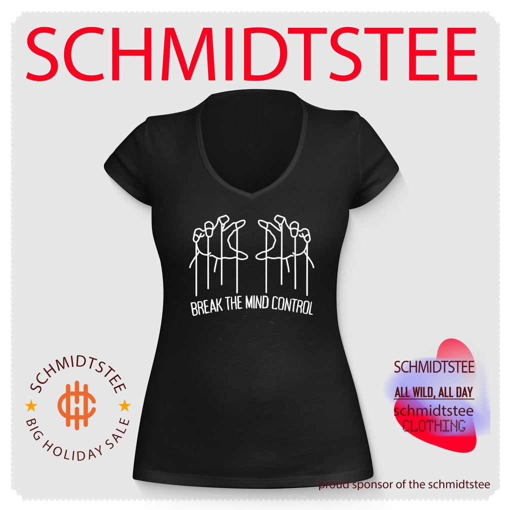 Break the mind control simple hand doodle art shirt