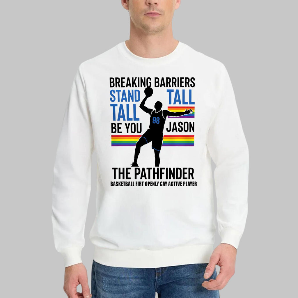 Breaking Barriers Stand Tall Be You Jason Shirt