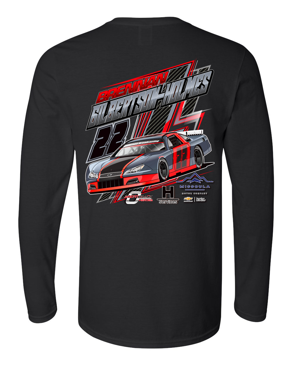 Brennan Gilbertson-Holmes Long Sleeve T-Shirt Hoodie, Sweatshirt | CoreVibeTees.com (Image 1)