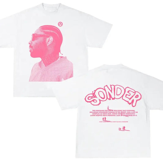 Brent Faiyazz (PINK) Cute Graphic Tee Shirt Trendy Summer Sun Clothing Unisex Style