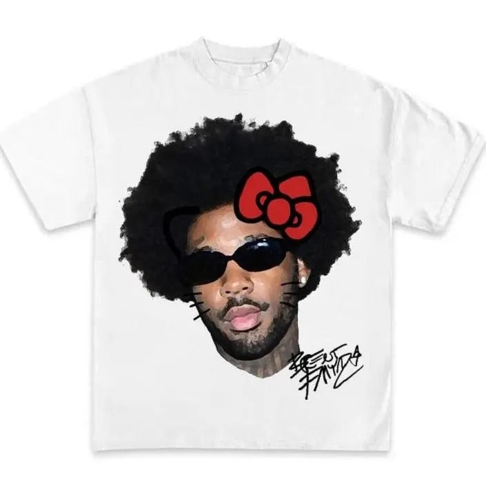 Brent Faiyazzz Kitty Pink Cute Graphic T-shirt Size S-4XL