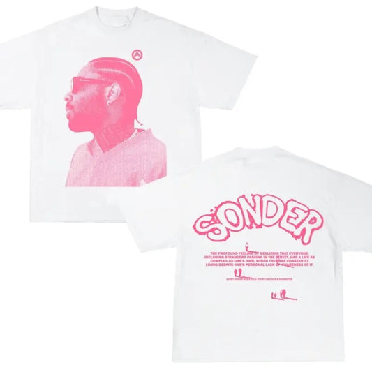 Brent Faiyazzz Trendy Sonder Pink Graphic T-Shirt 2024