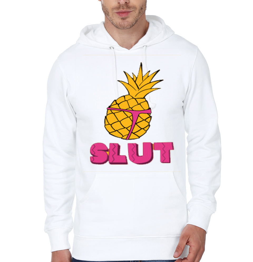 Pineapple Slut White Hoodie T-Shirts, Sweatshirt | CoreVibeTees.com