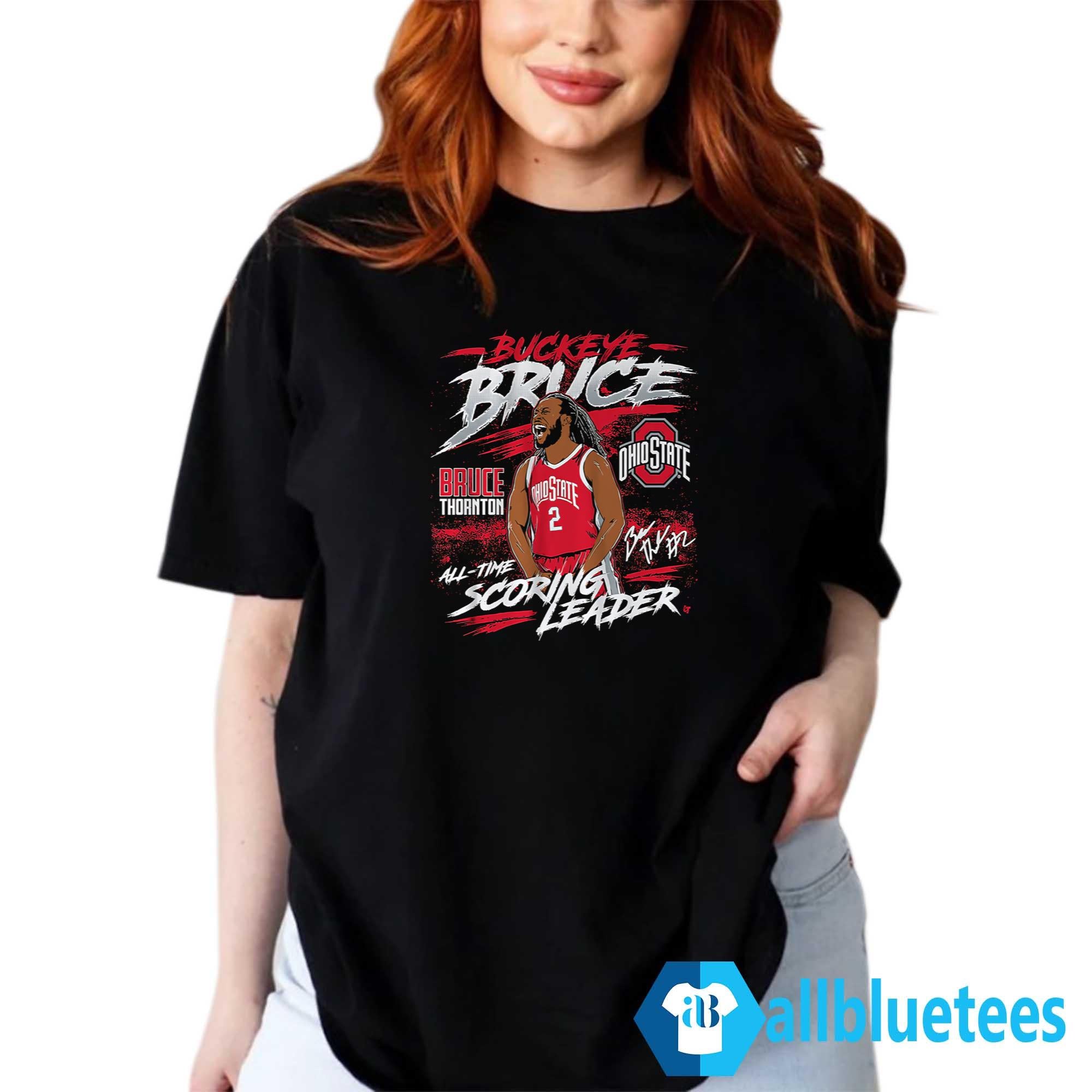 Bruce Thornton All-Time Leading Scorer Shirt