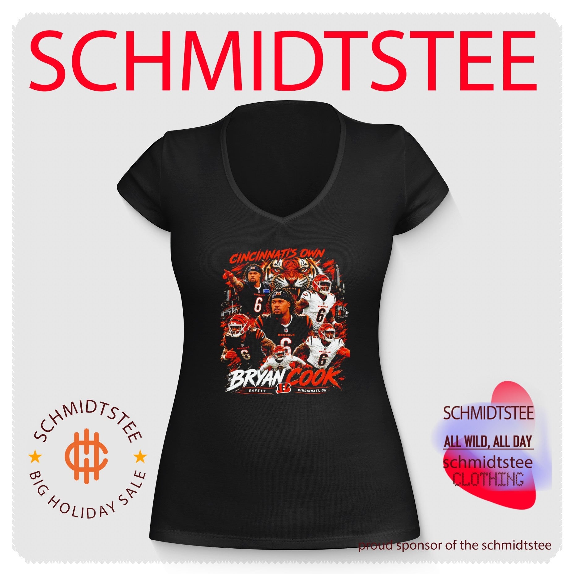Bryan Cook Cincinnati Football Cincinnati’s Own graphic shirt