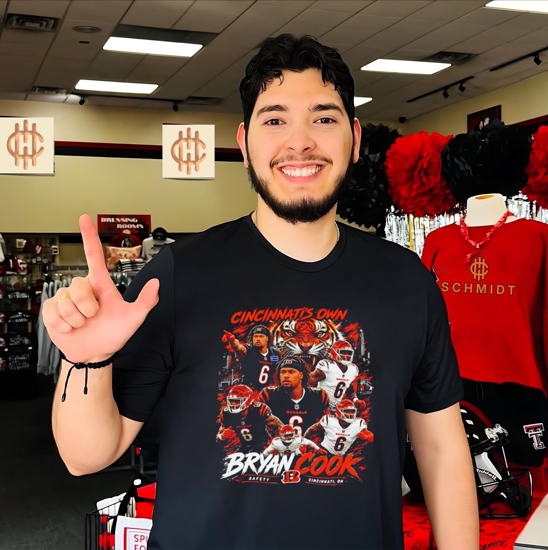 Bryan Cook Cincinnati Football Cincinnati’s Own graphic shirt