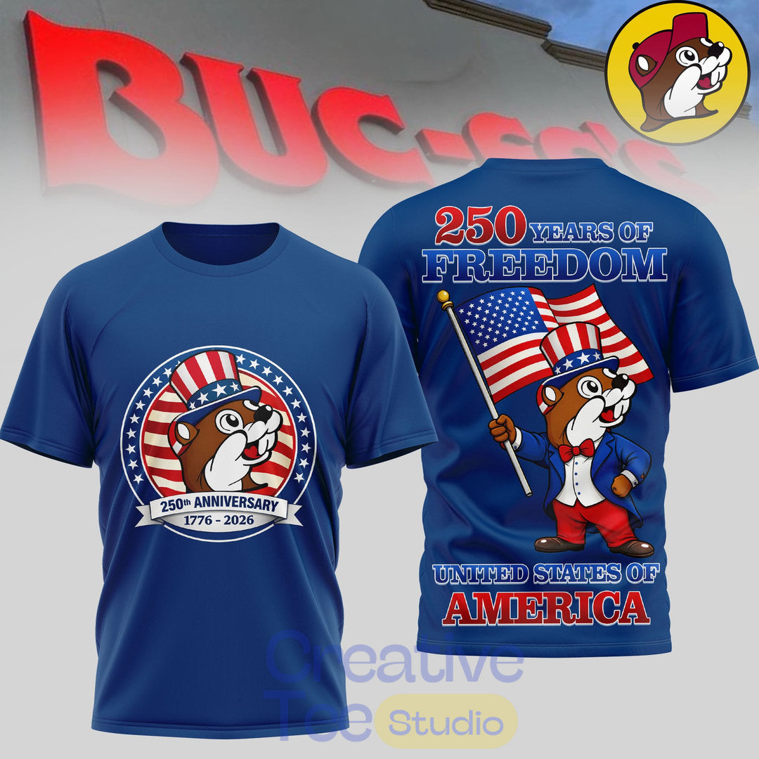 Buc-ee’s 250 Years of Freedom USA Tee