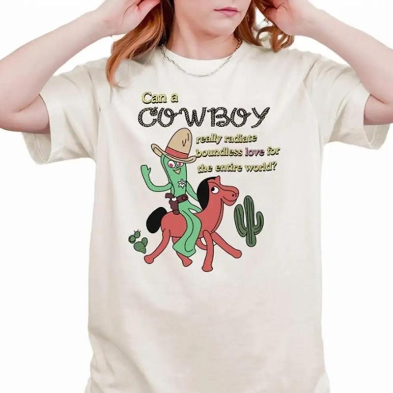 Buddhist Cowboy Meme T-shirt, Crewneck Sweatshirt, Hoodie