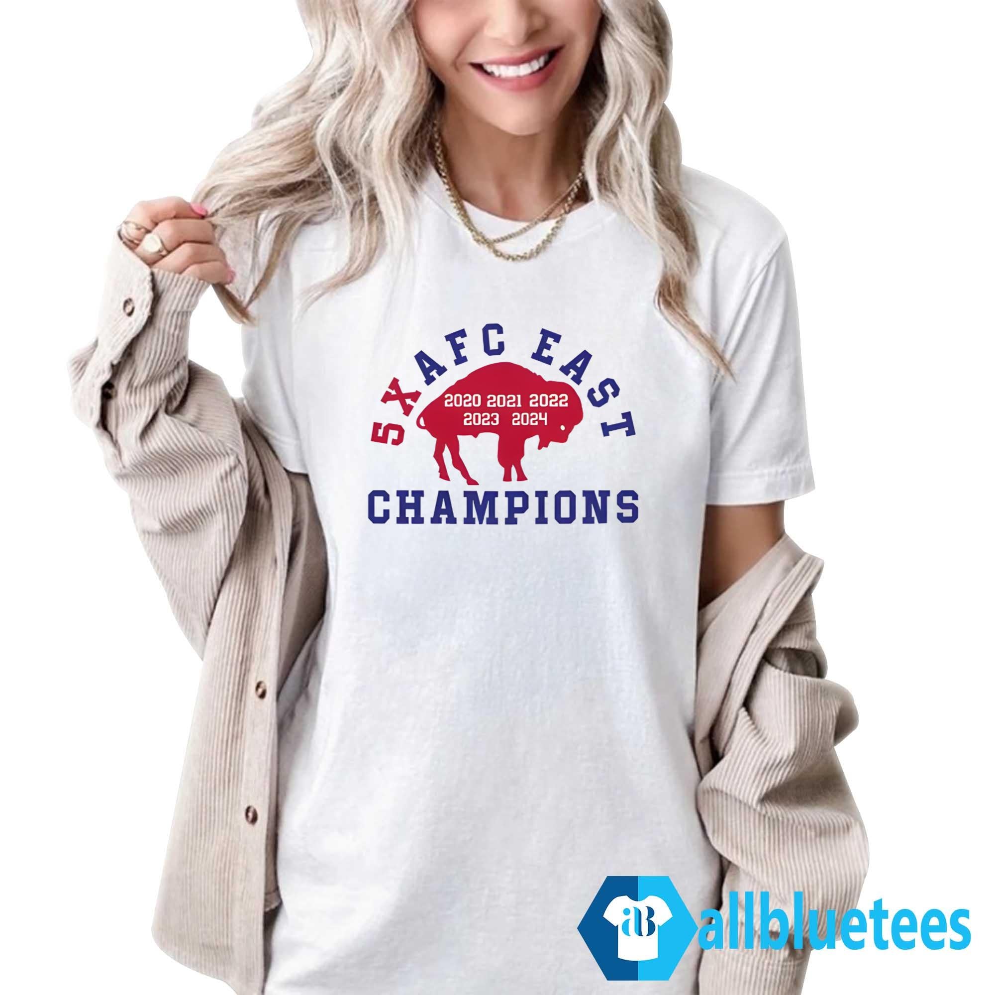 Buffalo 5X AFC East Champions Shirt