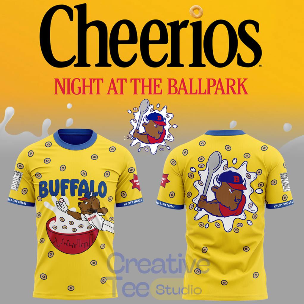 Buffalo Bisons Cheerios Night at the Ballpark Tee Hoodie