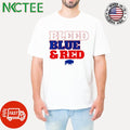 Buffalo Football Bleed Blue and Red shirt
