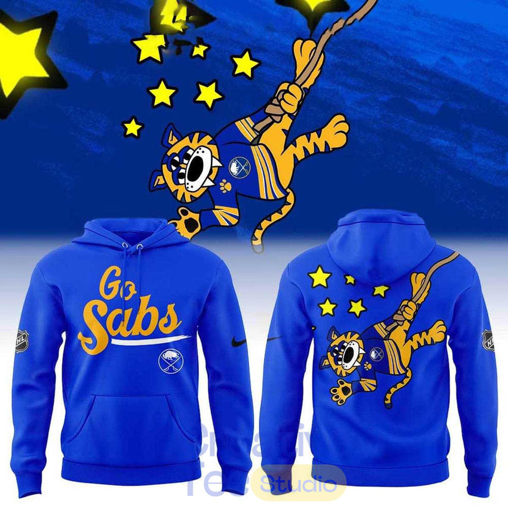 Buffalo Sabres Blue & Gold “Go Sabs” Hoodie