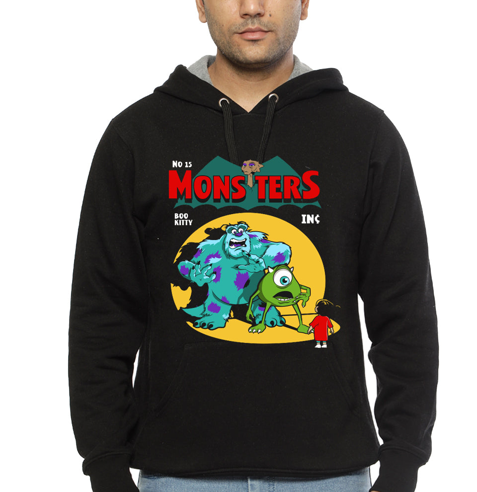 Mons-ters Inc Comic Black Hoodie T-Shirts, Sweatshirt | CoreVibeTees.com