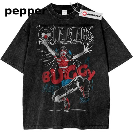 Buggy Shirt, One Piece Shirt, Anime Shirt, Vintage Tee