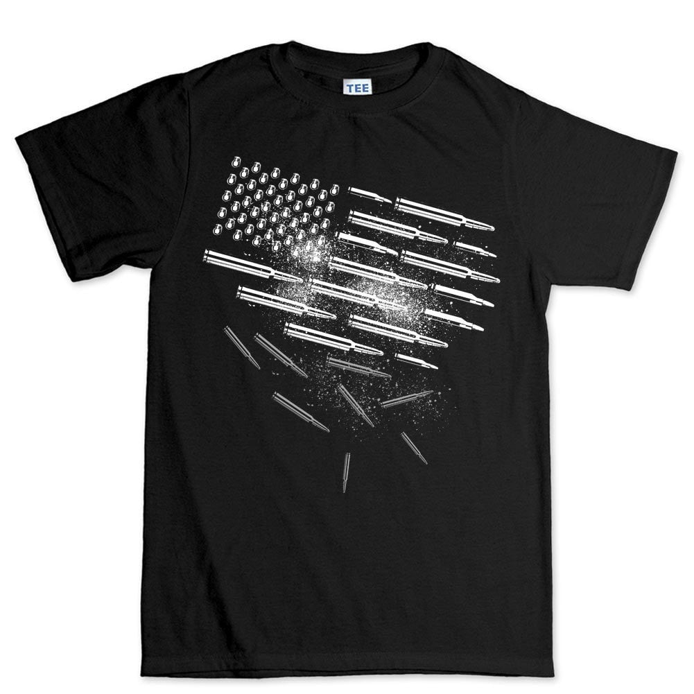 Men's Bullets and Grenades Flag T-shirt Style001 Hoodie, Sweatshirt | CoreVibeTees.com (Image 1)