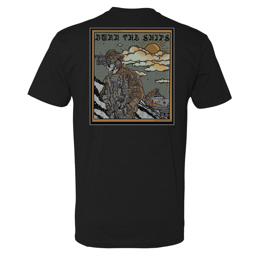 Burn The Ships Tee Hoodie, Sweatshirt | CoreVibeTees.com (Image 1)