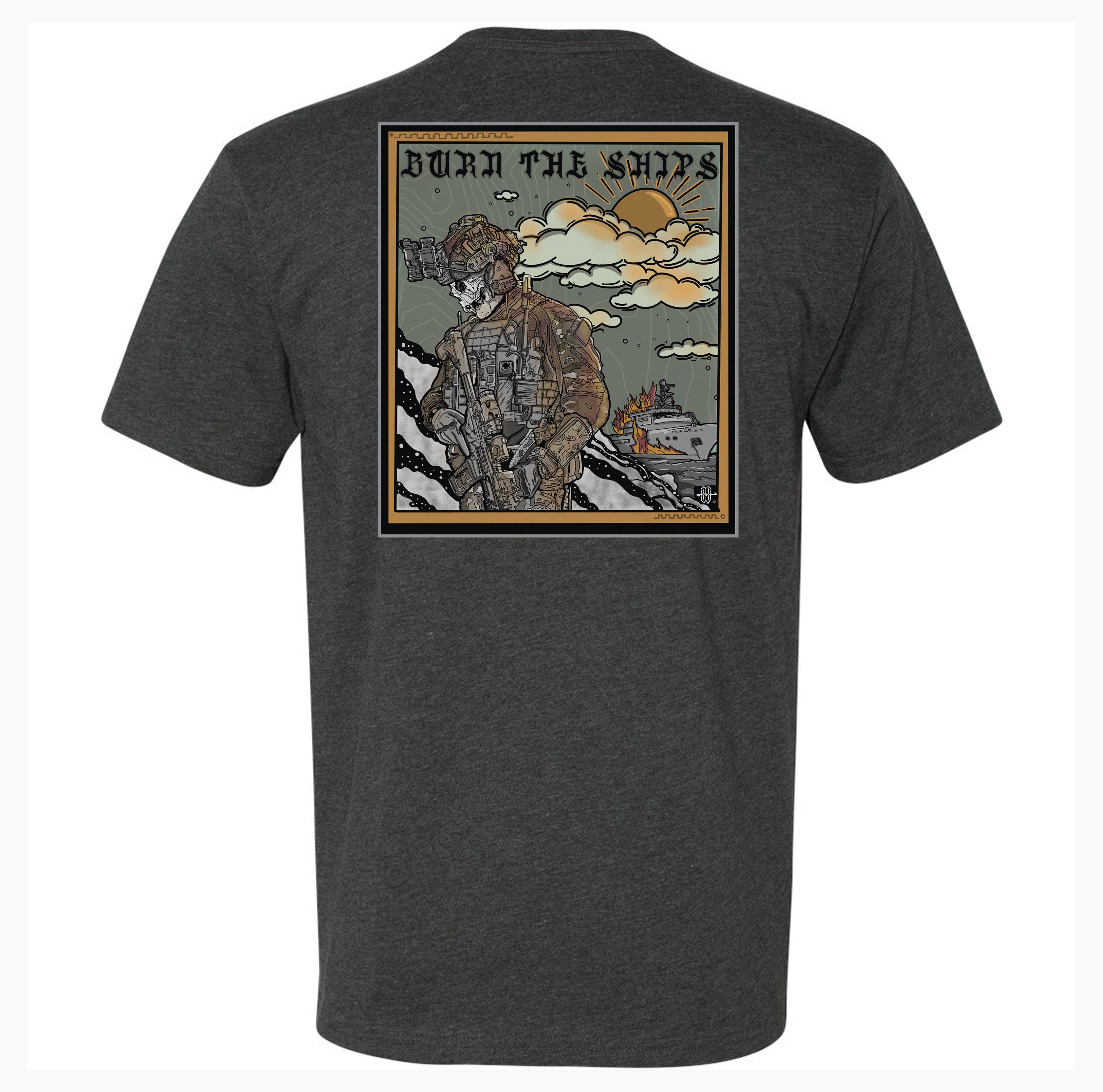 Burn The Ships Tee Hoodie, Sweatshirt | CoreVibeTees.com (Image 4)