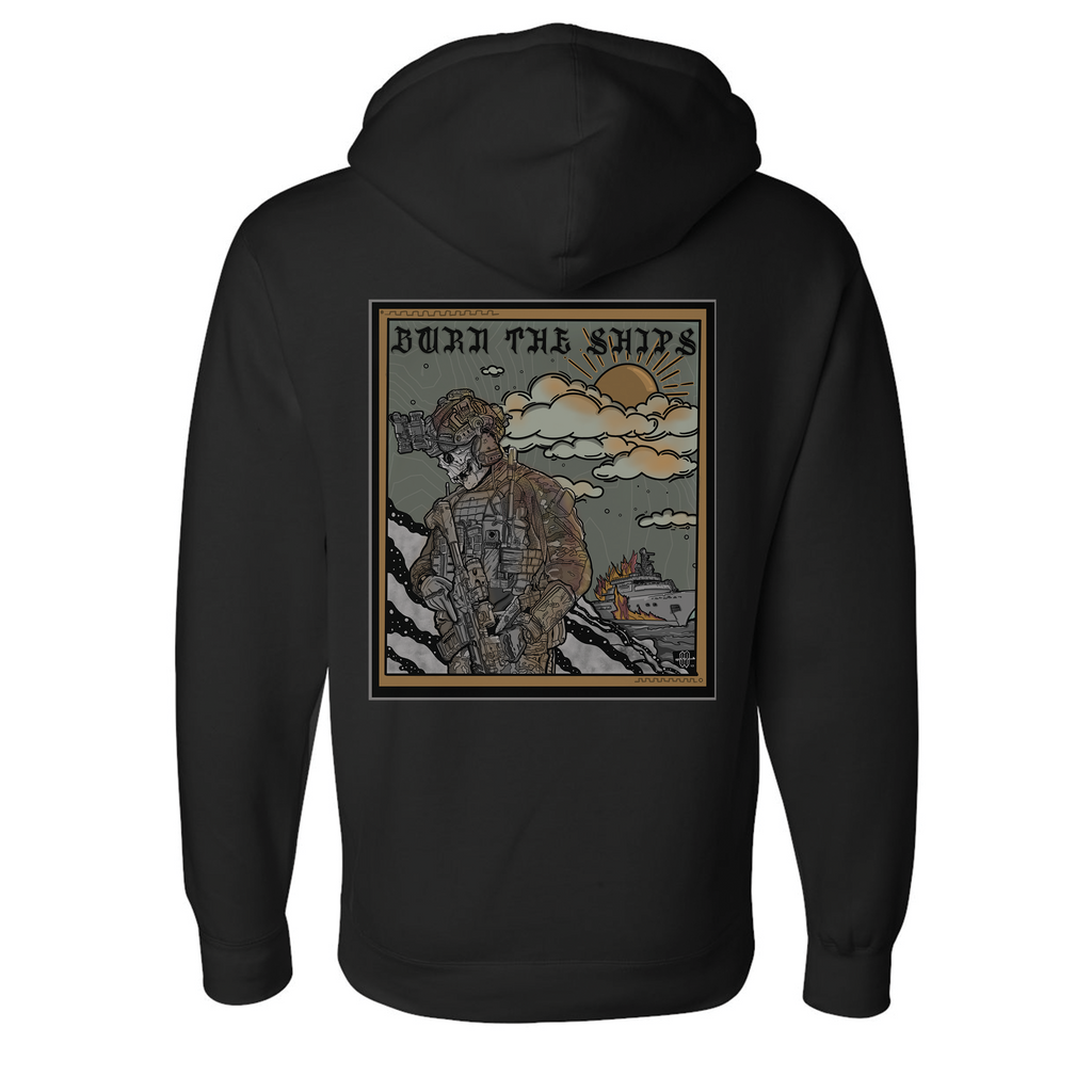 Burn The Ships Hoodie T-Shirts, Sweatshirt | CoreVibeTees.com (Image 3)
