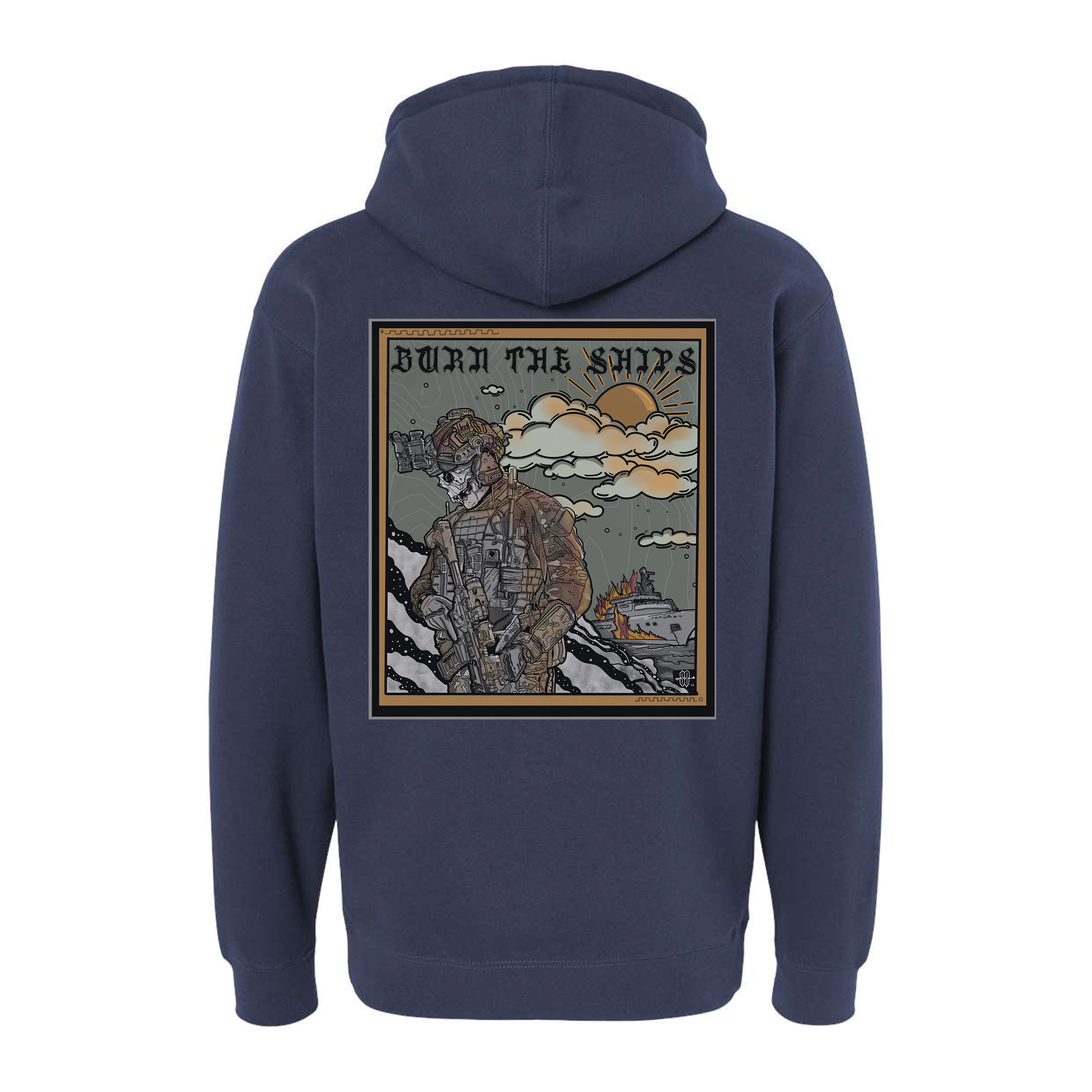 Burn The Ships Hoodie T-Shirts, Sweatshirt | CoreVibeTees.com (Image 1)