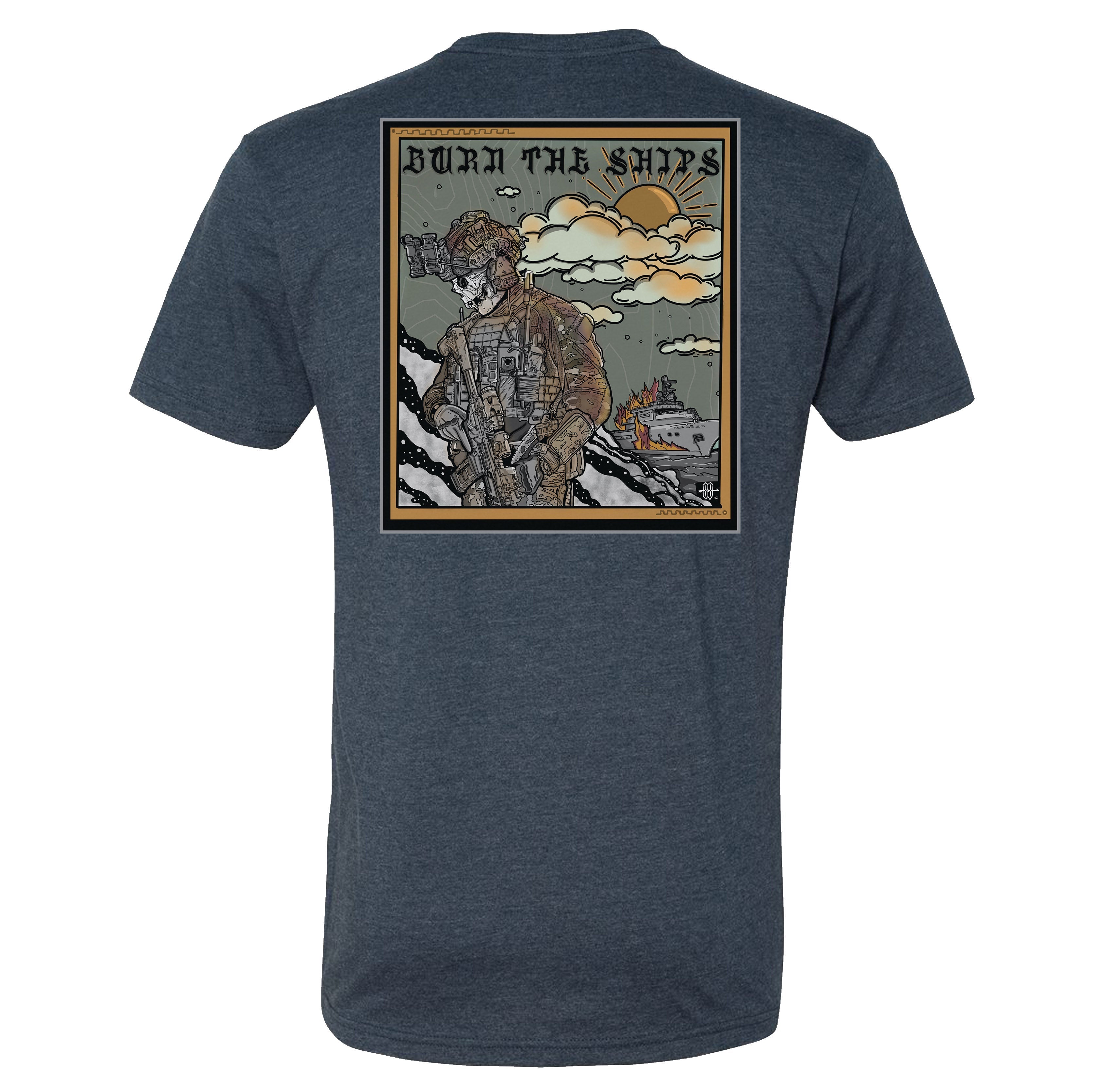 Burn The Ships Tee Hoodie, Sweatshirt | CoreVibeTees.com (Image 5)