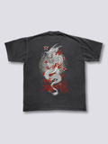 Burning Dragon Vintage T-Shirt Hoodie, Sweatshirt | CoreVibeTees.com (Image 1)