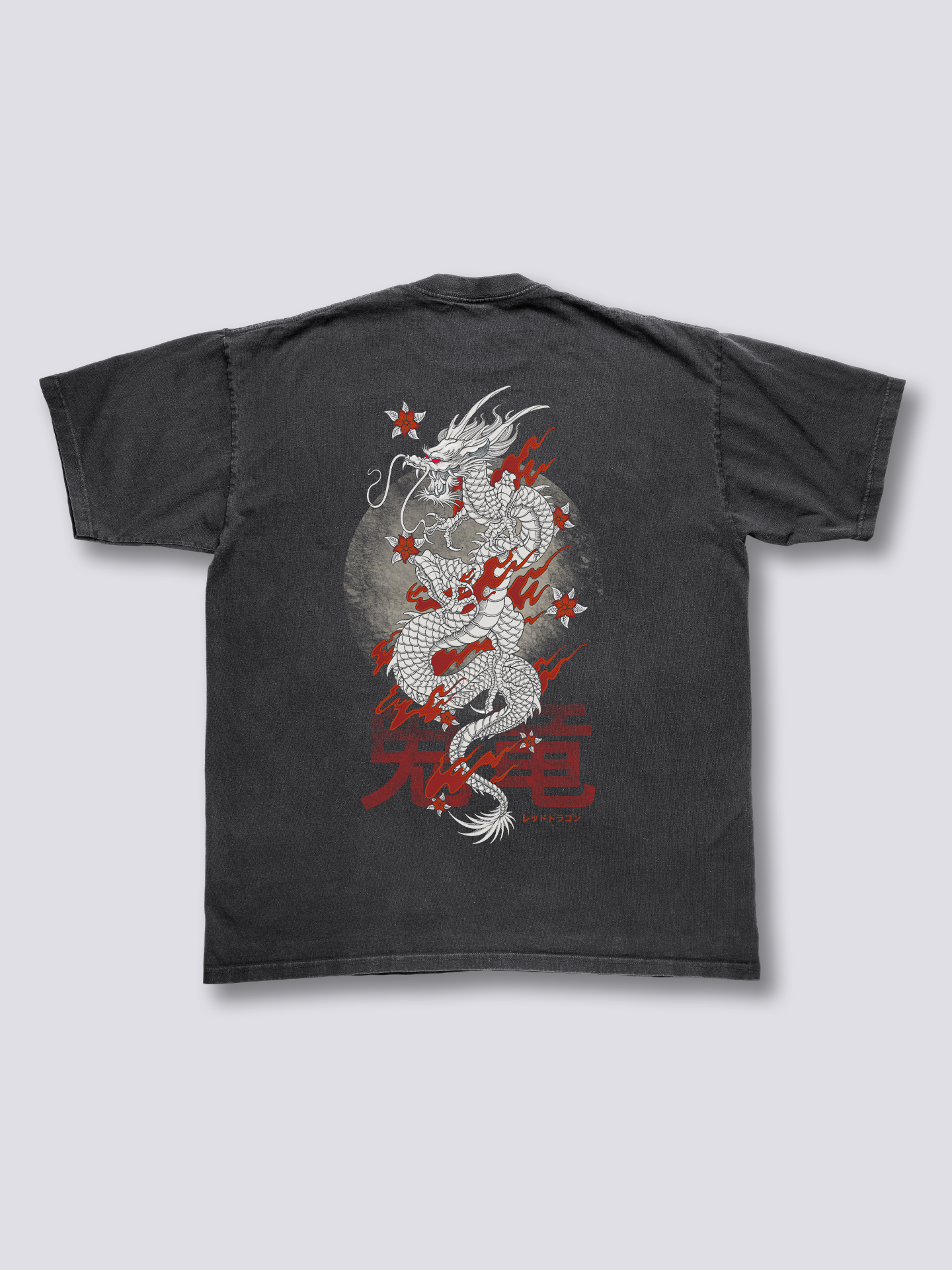 Burning Dragon Vintage T-Shirt Hoodie, Sweatshirt | CoreVibeTees.com (Image 1)