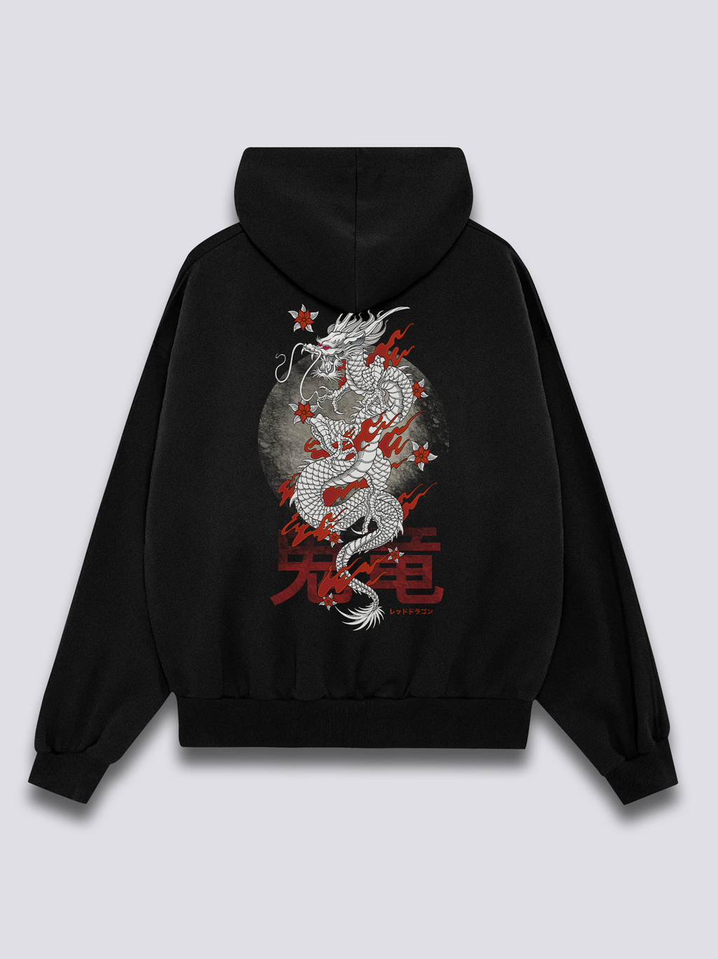 Burning Dragon Hoodie T-Shirts, Sweatshirt | CoreVibeTees.com (Image 1)
