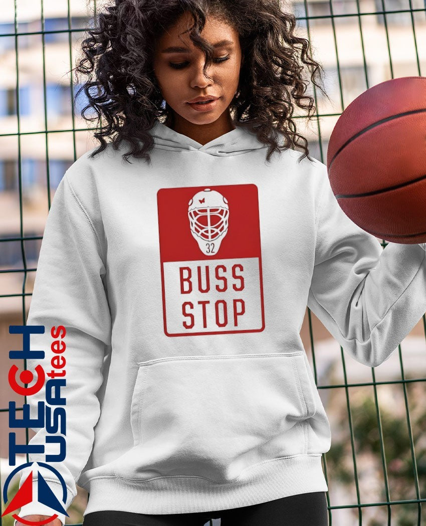 Buss stop Brandon Bussi Carolina Hurricanes Hockey #32 shirt