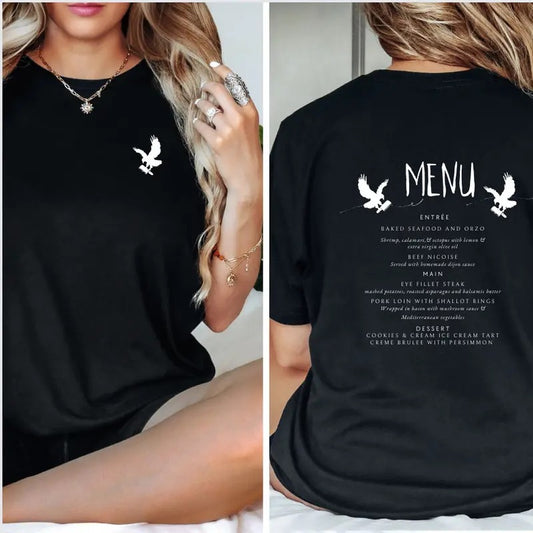Butcher and Blackbird T-Shirt, Trigger Warning Shirt, Smut Gift, Book Sweatshirt, Dark Romance Merch, Morally Grey, Romantasy, Gift for book lover, Booktok Womenswear Soft Crewneck Short Sleeves Graphic Fabric Tee