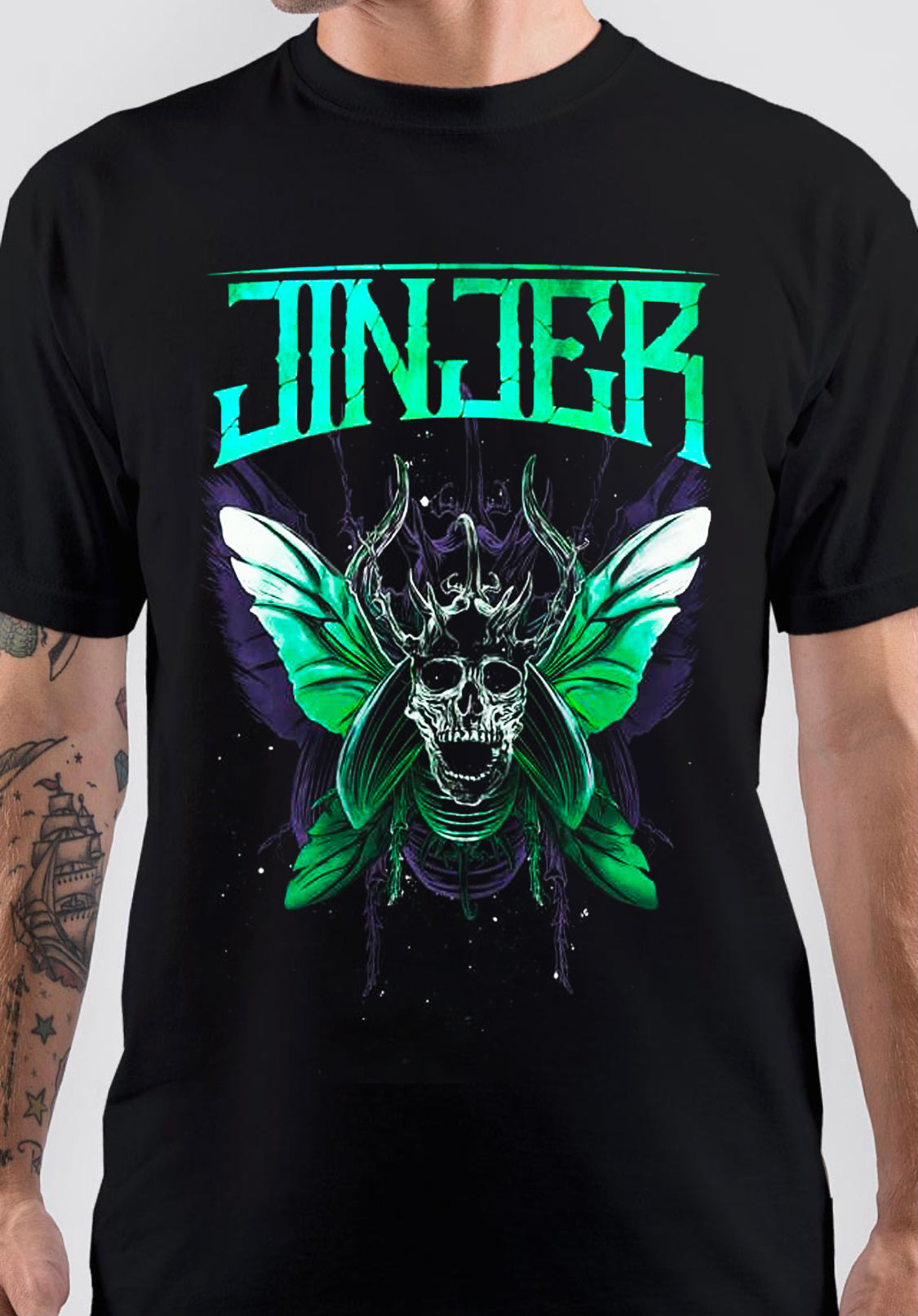 Butterfly Jinjer Band T-Shirt Hoodie, Sweatshirt | CoreVibeTees.com