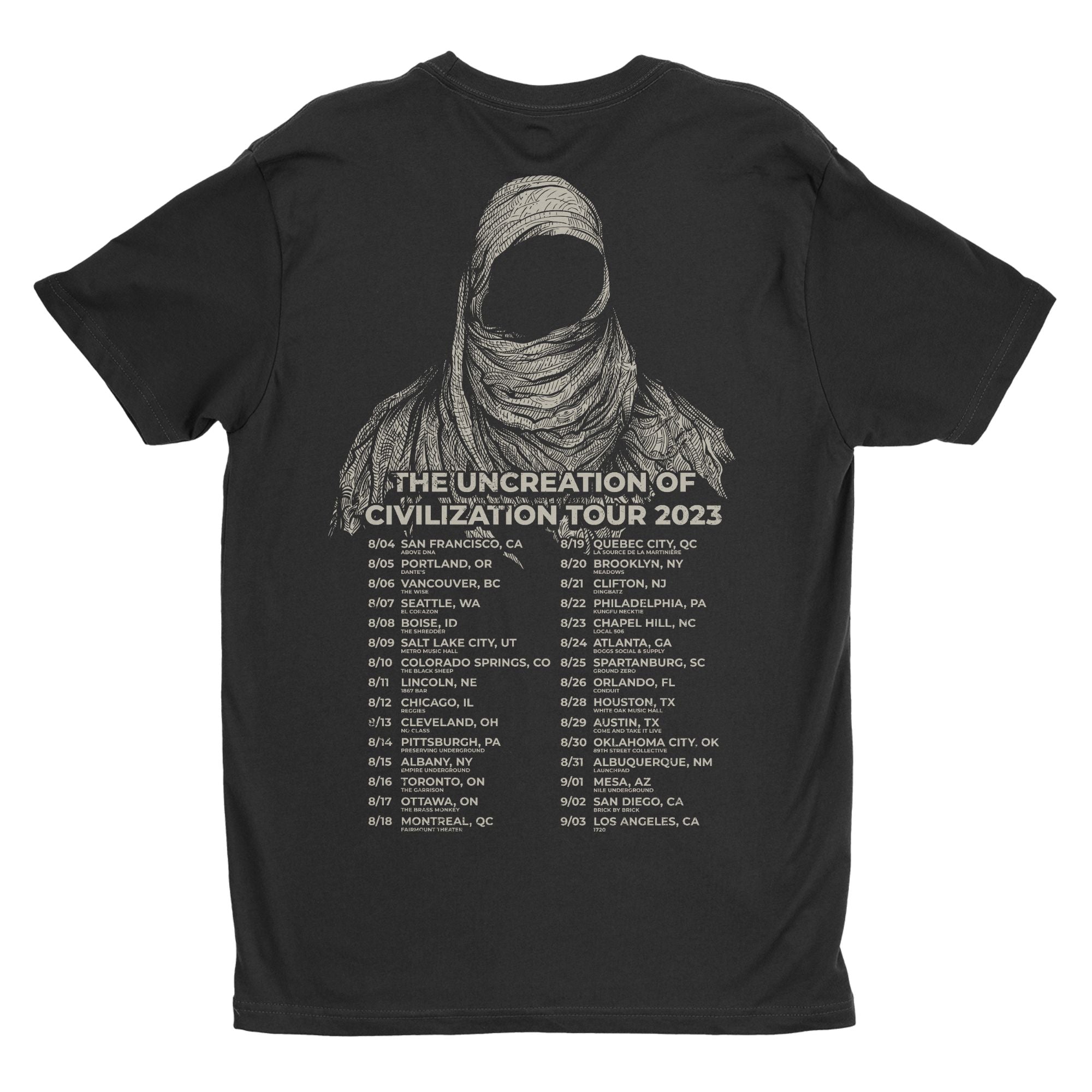 Psycroptic - Uncreation Tour t-shirt Hoodie, Sweatshirt | CoreVibeTees.com (Image 3)