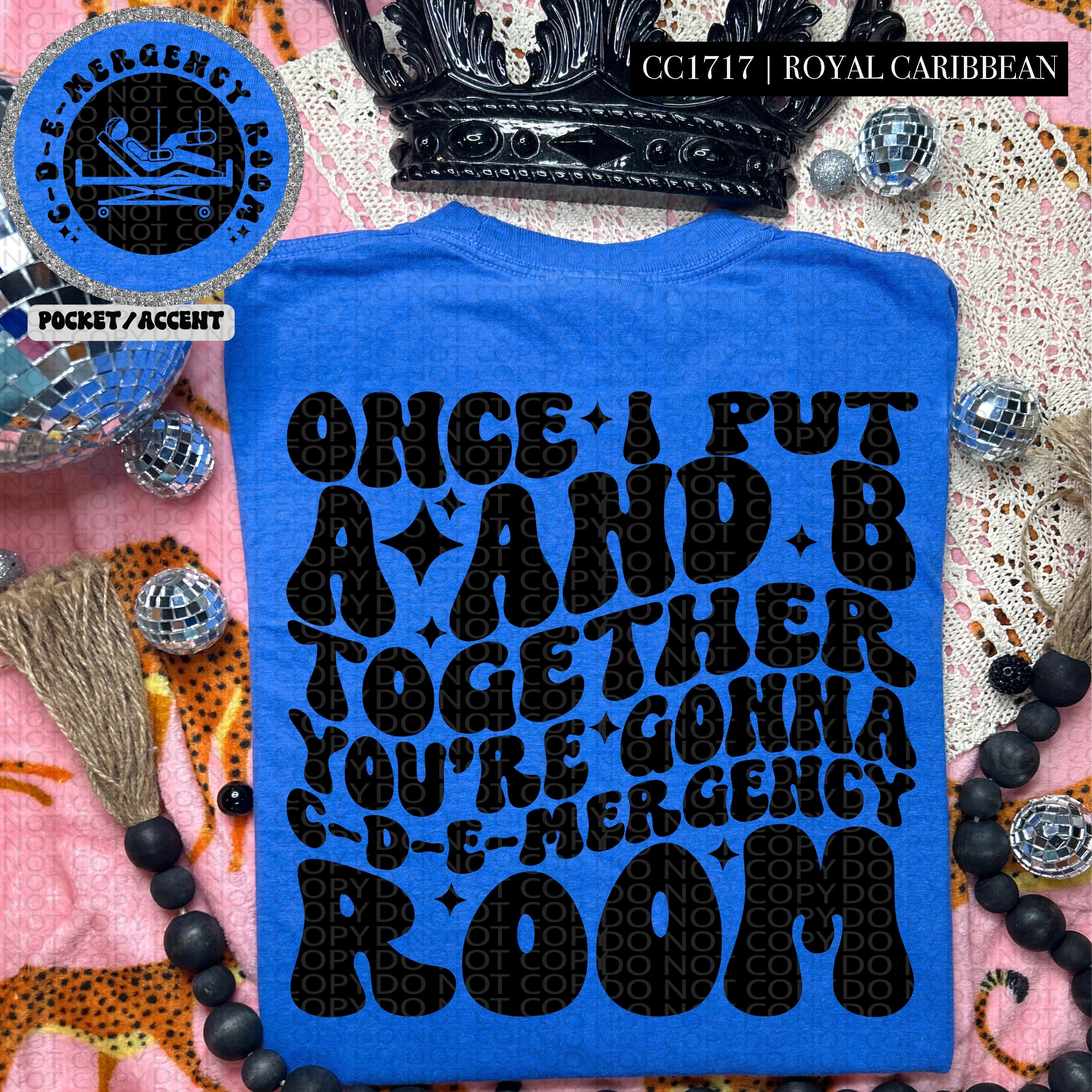 CDE EMERGENCY ROOM - POCKET PRINT DOUBLE SIDED TEE Hoodie, Sweatshirt | CoreVibeTees.com (Image 1)