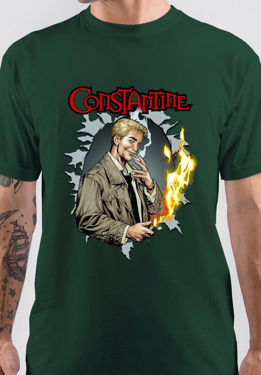 John Constantine Green T-Shirt Hoodie, Sweatshirt | CoreVibeTees.com