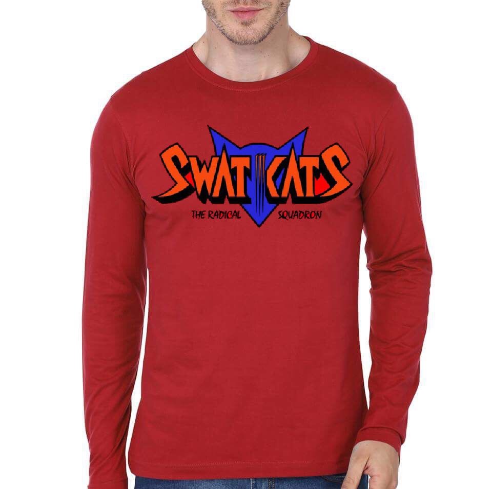 Swat Kats Red Full Sleeve T-Shirt Hoodie, Sweatshirt | CoreVibeTees.com