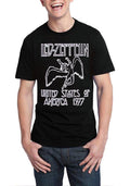 Led Zeppelin United States Of America 1977 Black T-Shirt Hoodie, Sweatshirt | CoreVibeTees.com