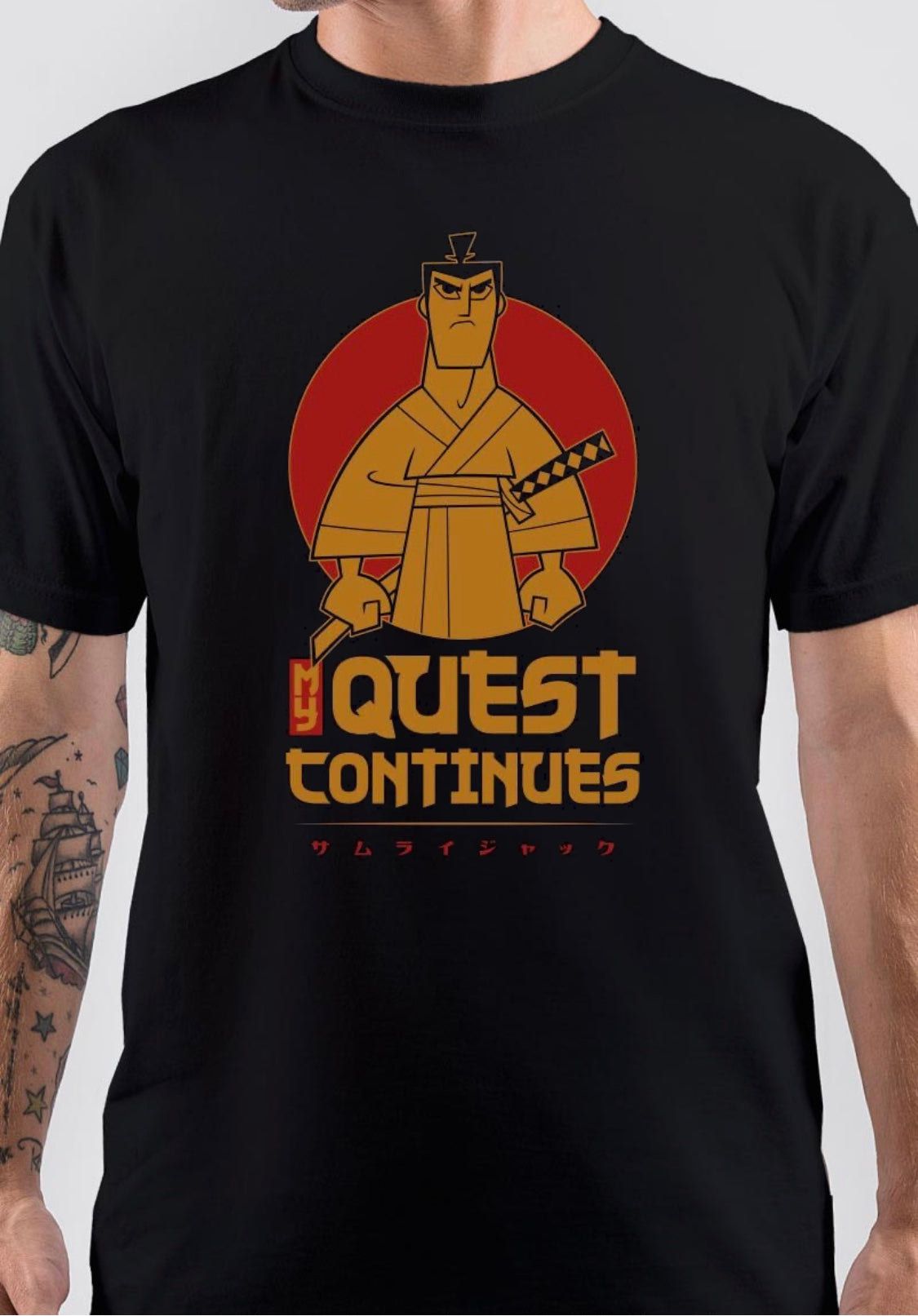 Samurai Jack Quest Continues T-Shirt Hoodie, Sweatshirt | CoreVibeTees.com