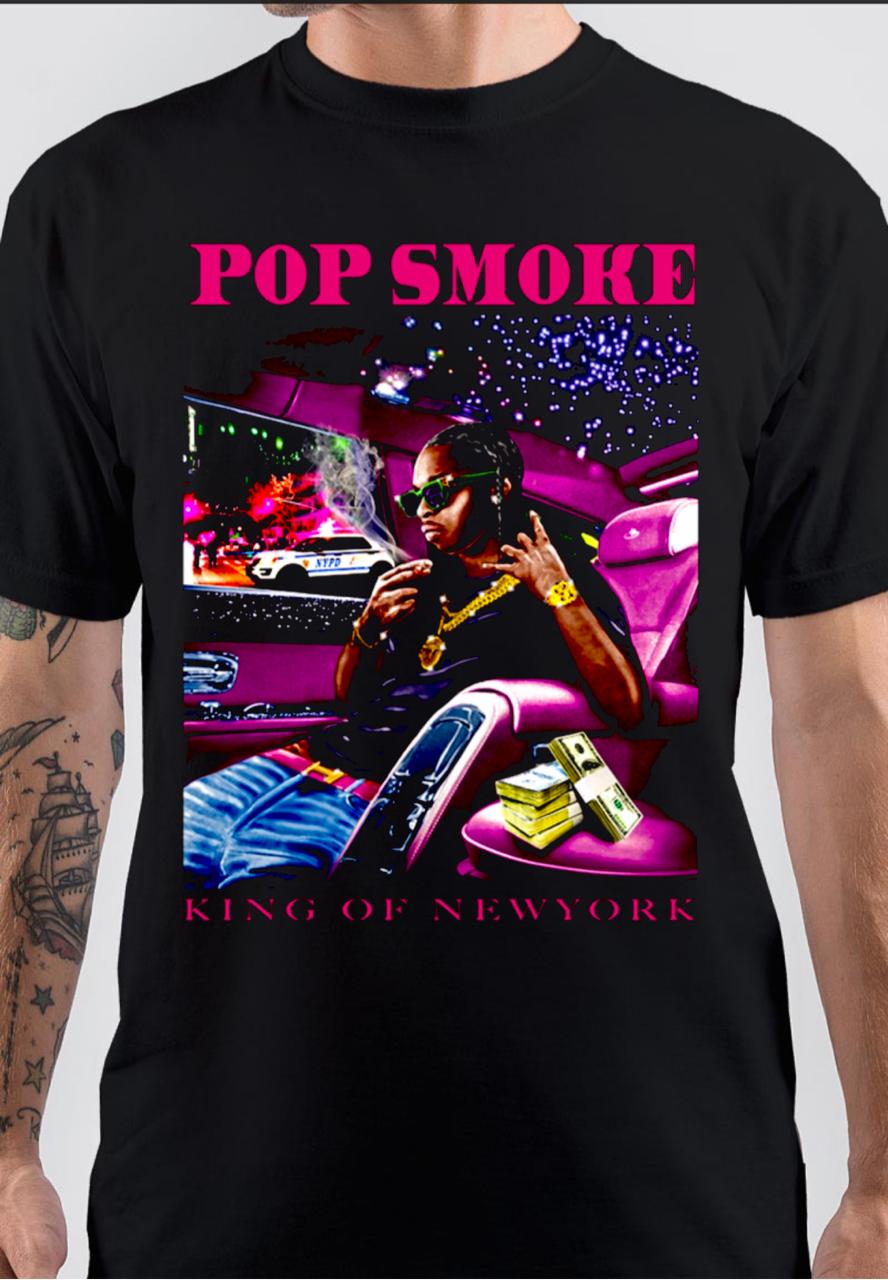 Pop Smoke King Of New York Vlone T-Shirt Hoodie, Sweatshirt | CoreVibeTees.com
