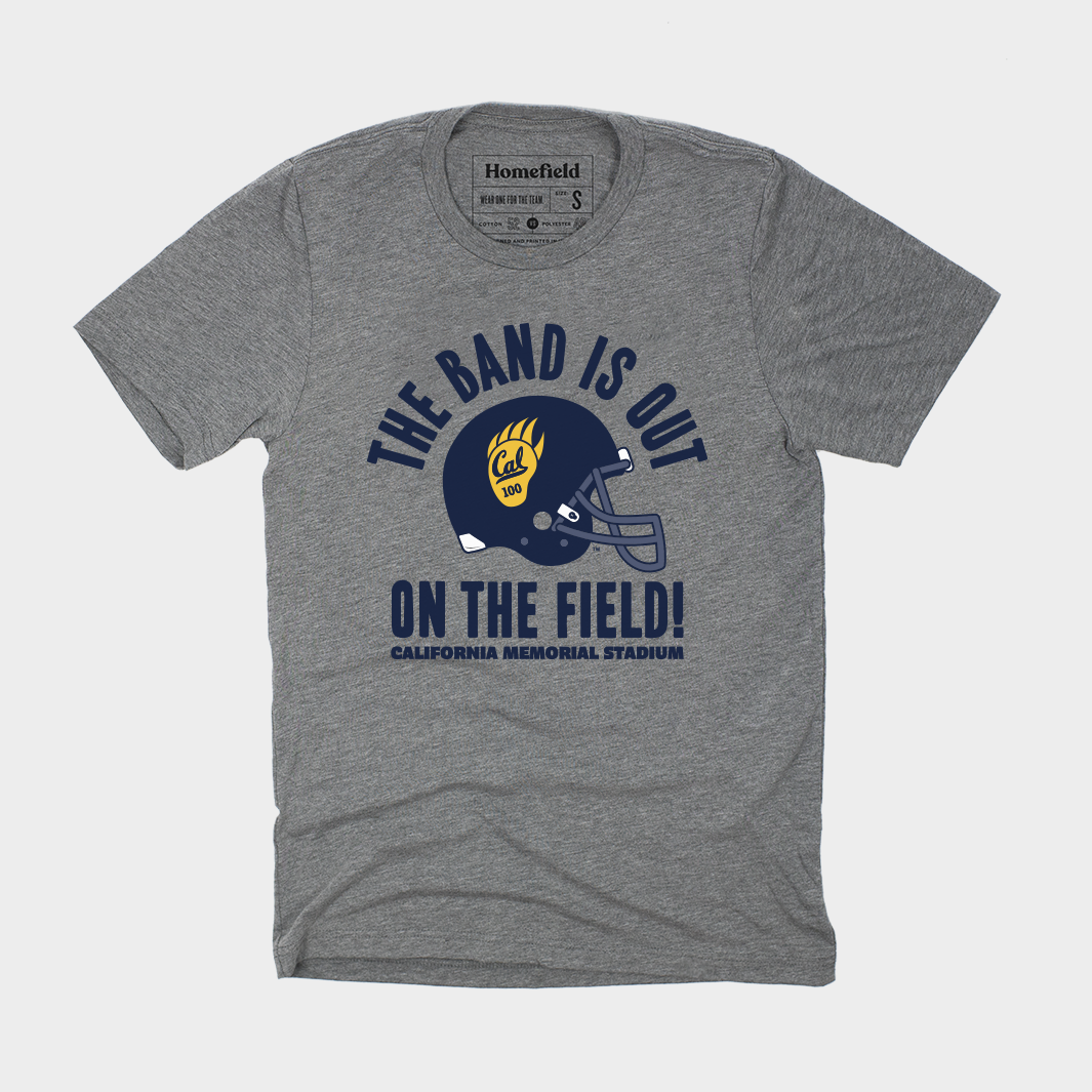The Band is Out On the Field Vintage Cal Football Tee Style001 Hoodie, Sweatshirt | CoreVibeTees.com