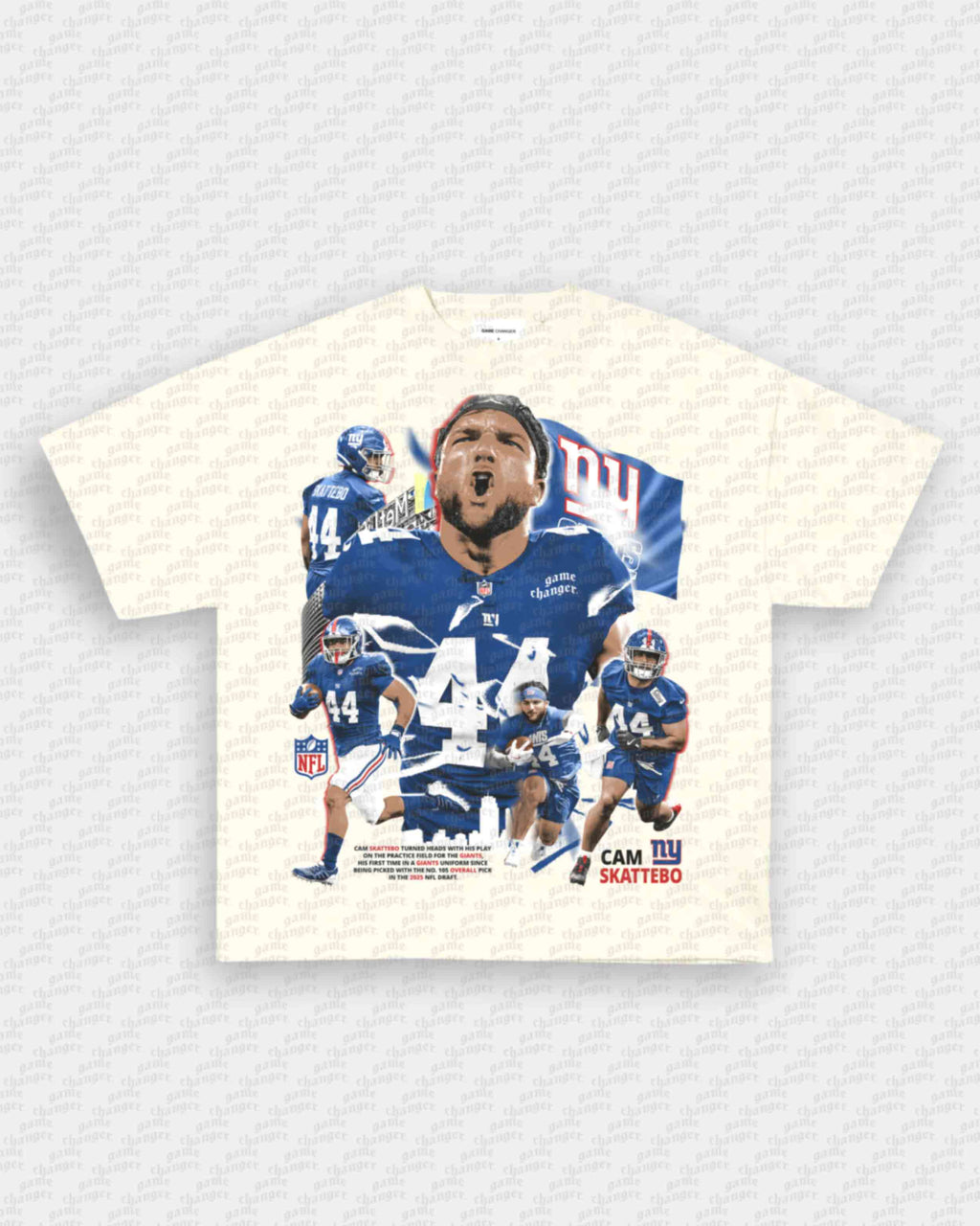 CAM SKATTEBO - NYG TEE Hoodie, Sweatshirt | CoreVibeTees.com (Image 2)